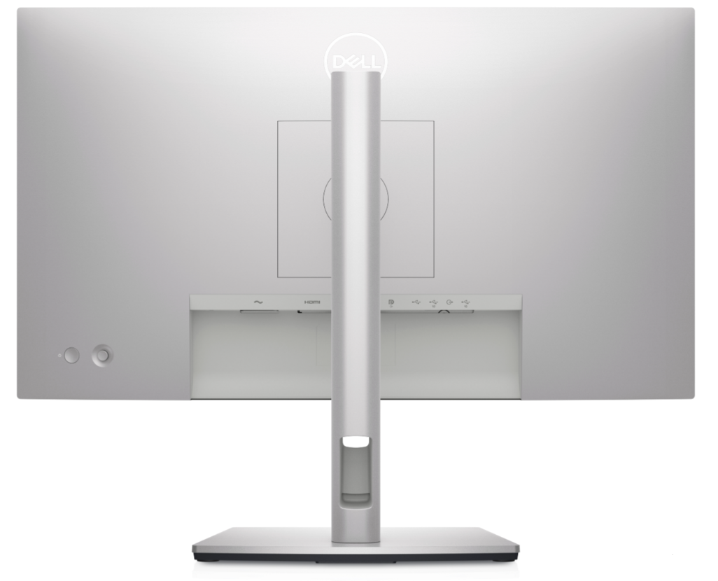 Back of U2422H. The best Dell monitors - Elevate your productivity on this innovative Dell Ultrasharp series U2422H 24 inch FHD monitor that delivers wide color coverage.