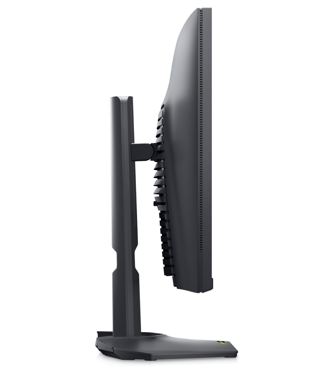 Side view of the Dell Gaming G2724D 27 inch QHD Fast IPS Monitor.