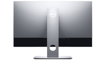 Back of the Dell Ultrasharp UP3218K a 32inch 8K resolution Monitor