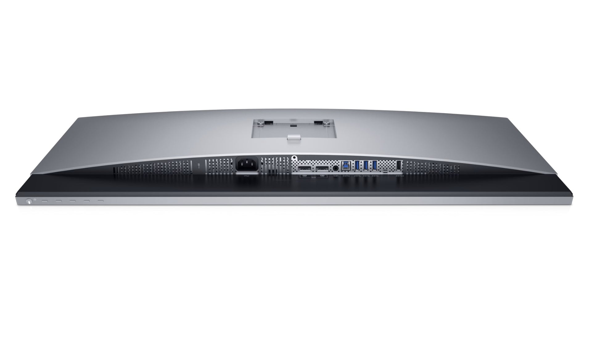 Ports of the Dell Ultrasharp UP3218K a 32inch 8K resolution Monitor