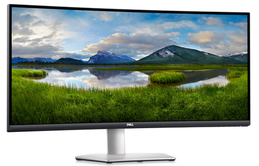 The 34 inch curved monitor with ultrawide WQHD screen, dual 5W speakers, AMD Free-sync tech, adjustable stand & 100Hz refresh rate