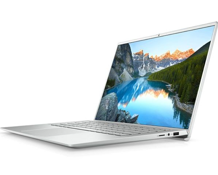 Dell Inspiron 7400 series - A platinum silver laptop with 14 Inch screen and native 2560 x 1600 Resolution. Featuring Windows 11 and an 11th gen intel processor. Connect easily via USB-C (Thunderbolt), USB 3.2and HDMI. 